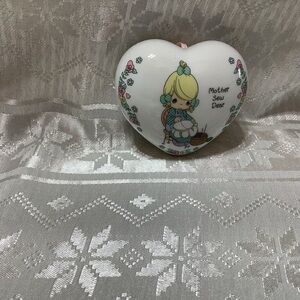 Precious Moments Heart Pomander Ornament 1995